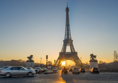 paris with the eiffel tower